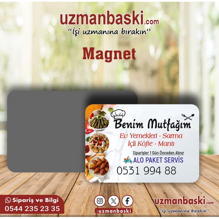 Ev Yemekleri Magnet Tasarımı Ev Yemekleri Magnet Tasarımı
