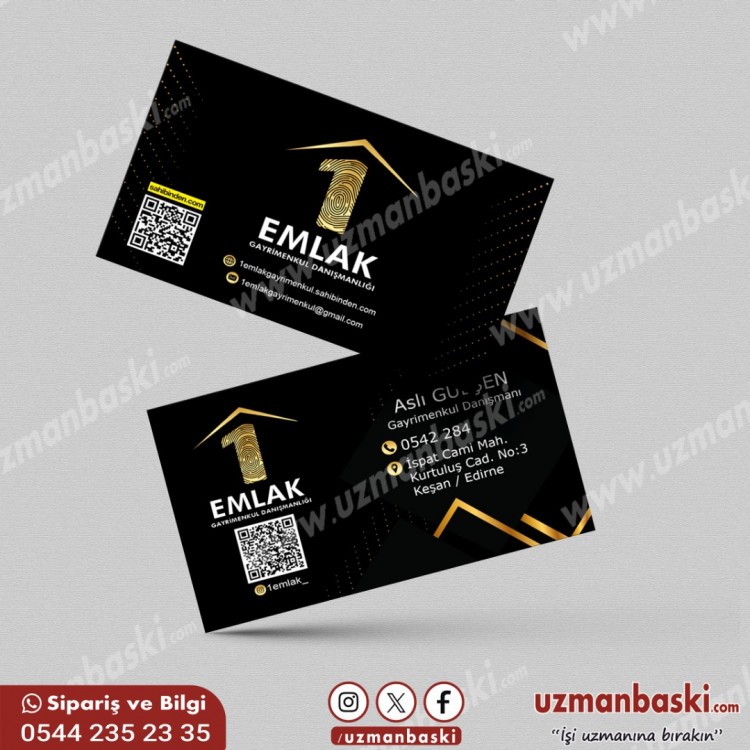 Bir Emlak Gayrimenkul Kartvizit Bir Emlak Gayrimenkul Kartvizit