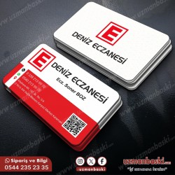 Eczane Eczacılık Kartvizit Tasarım Örneği
