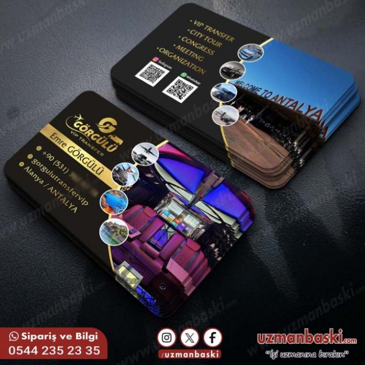 VIP Taşımacılık Kartvizit Tasarımı VIP Taşımacılık Kartvizit Tasarımı