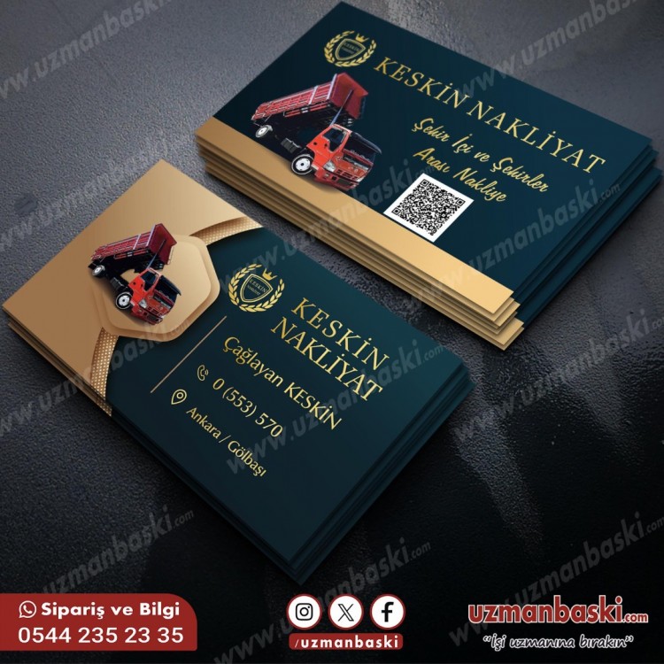 Nakliyat Kartvizit Tasarımı | Taşımacılık ve Lojistik Kartvizit Örnekleri Nakliyat firmaları için modern ve profesyonel kartvizit tasarımı örneği.