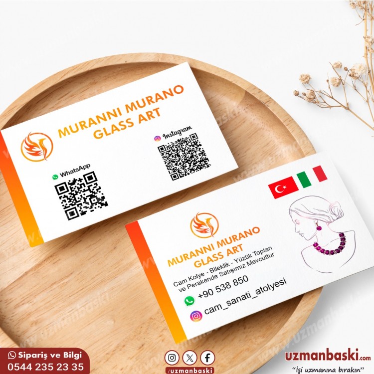 Kolye Bileklik Kartvizit Tasarım Örneği Kolye Bileklik Kartvizit Tasarım Örneği