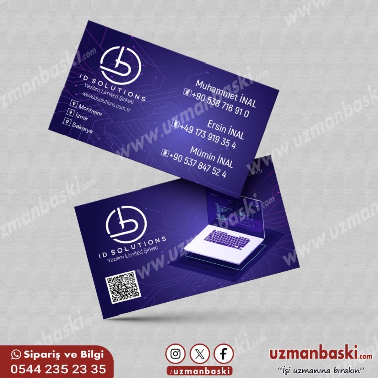 Yazılım Firması Kartvizit Örneği Yazılım Firması Kartvizit Örneği