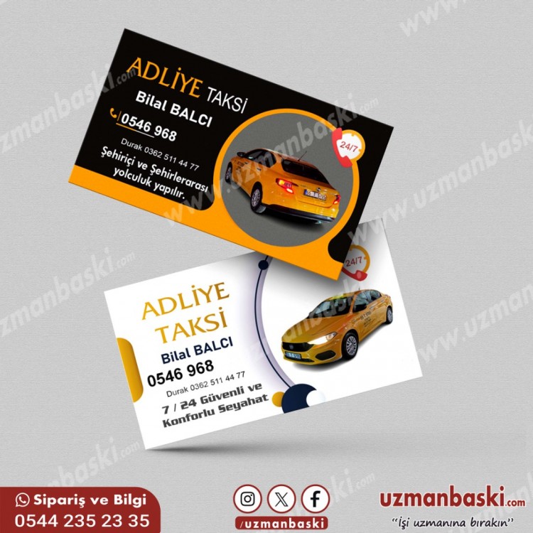 Taksi Durağı Kartvizit