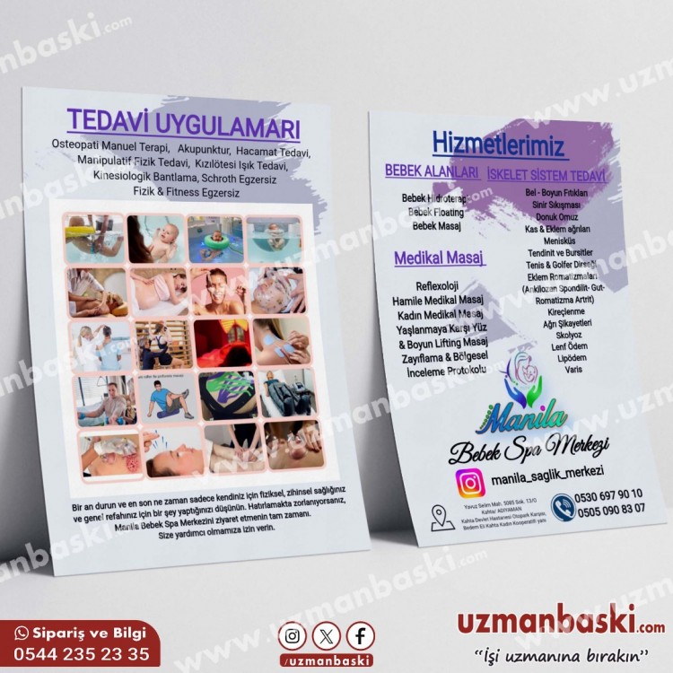 Bebek Spa Merkezi Broşür Bebek Spa Merkezi Broşür