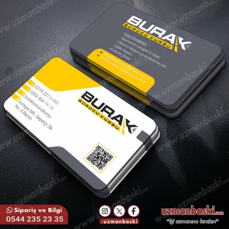 Sürücü Kursu Kartvizit Sürücü Kursu Kartvizit