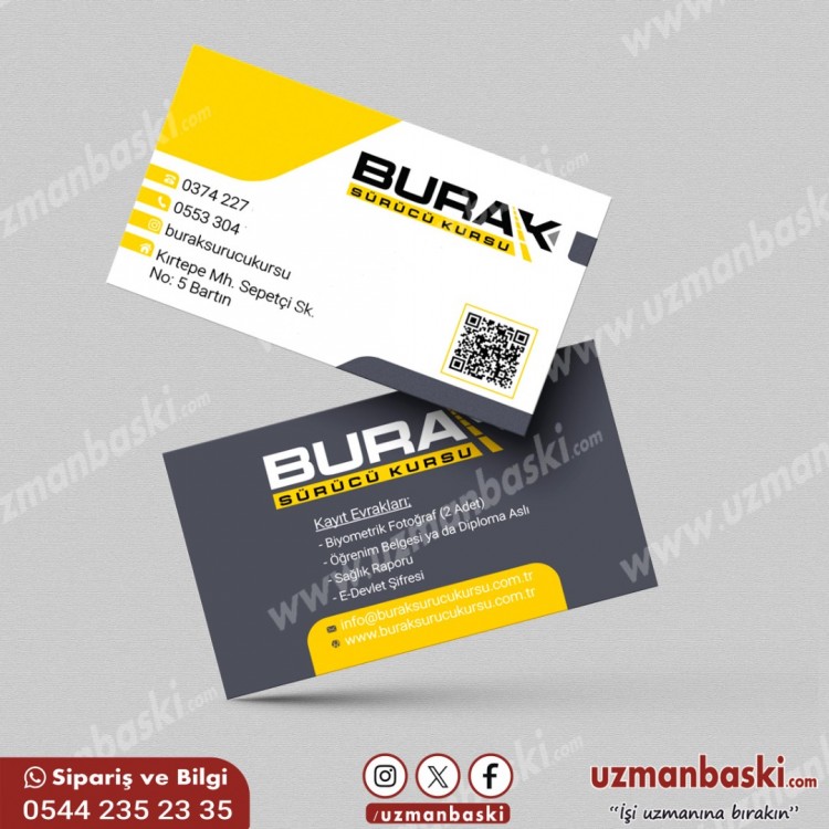 Sürücü Kursu Kartvizit Sürücü Kursu Kartvizit