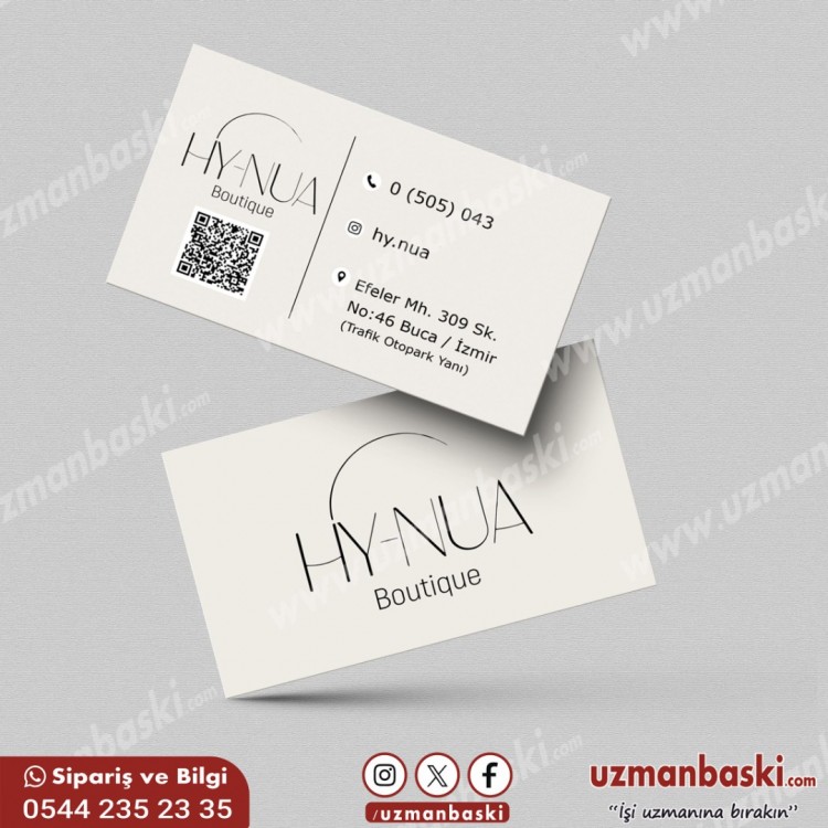 Butik Mağaza Kartvizit Örneği