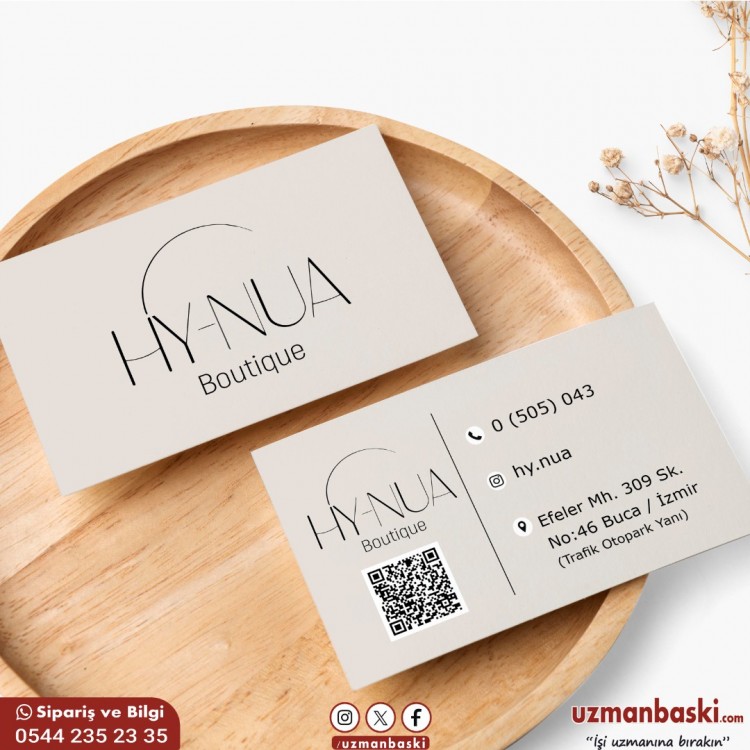 Butik Mağaza Kartvizit Örneği