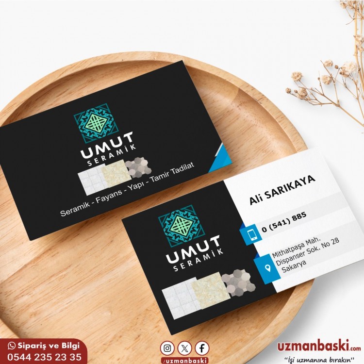 Seramik Yapı Kartvizit Tasarım Örneği Seramik Yapı Kartvizit Tasarım Örneği