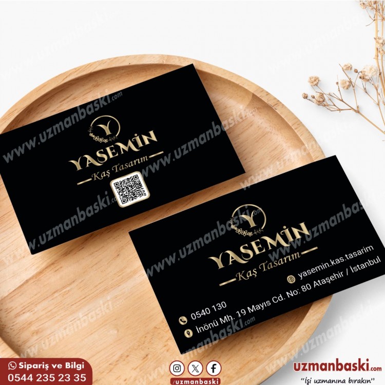 Kaş Tasarım Kartvizit Örneği Kaş Tasarım Kartvizit Örneği