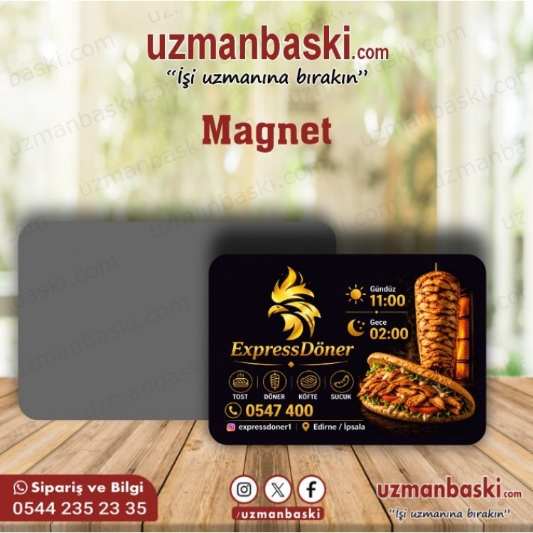Dönerci Magnet Tasarımı