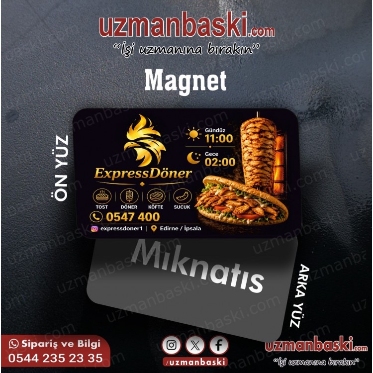 Dönerci Magnet Tasarımı