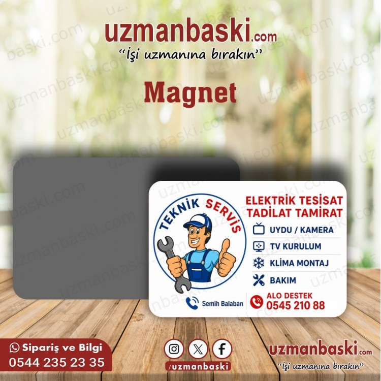 Teknik Servis Magnet Tasarımı