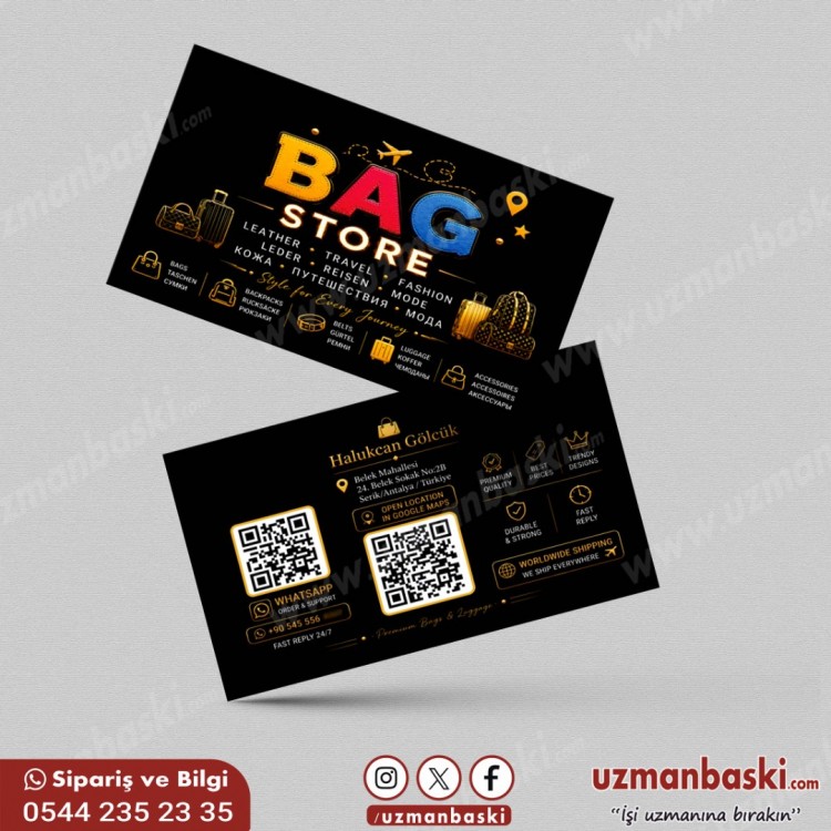 Çanta Store Kartvizit Tasarımı