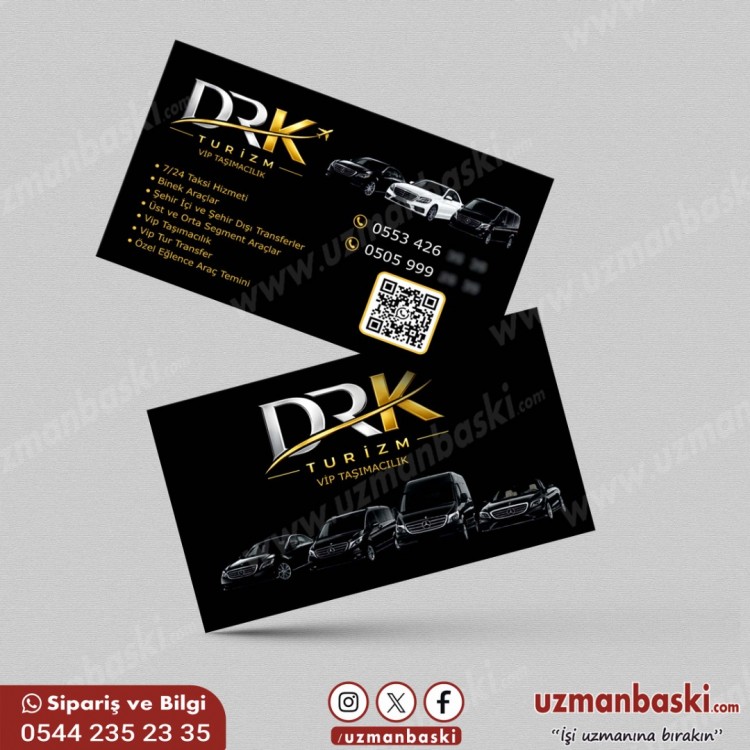 VIP Turizm Taşımacılık Kartvizit Tasarımı