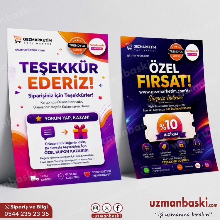 Yapı Market Kampanya ve İndirim Broşür Tasarımı