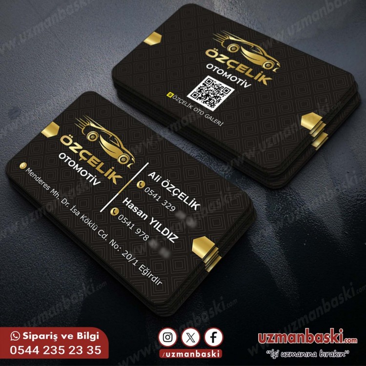 Premium Oto Galeri Kartvizit Tasarımı