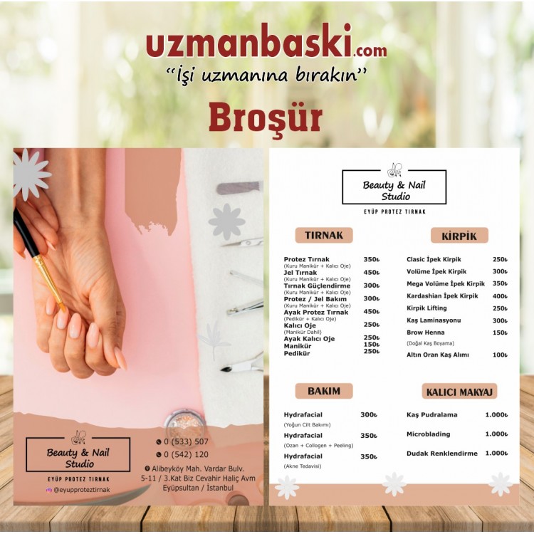 Nail Art Broşür Örneği Nail Art Broşür Örneği