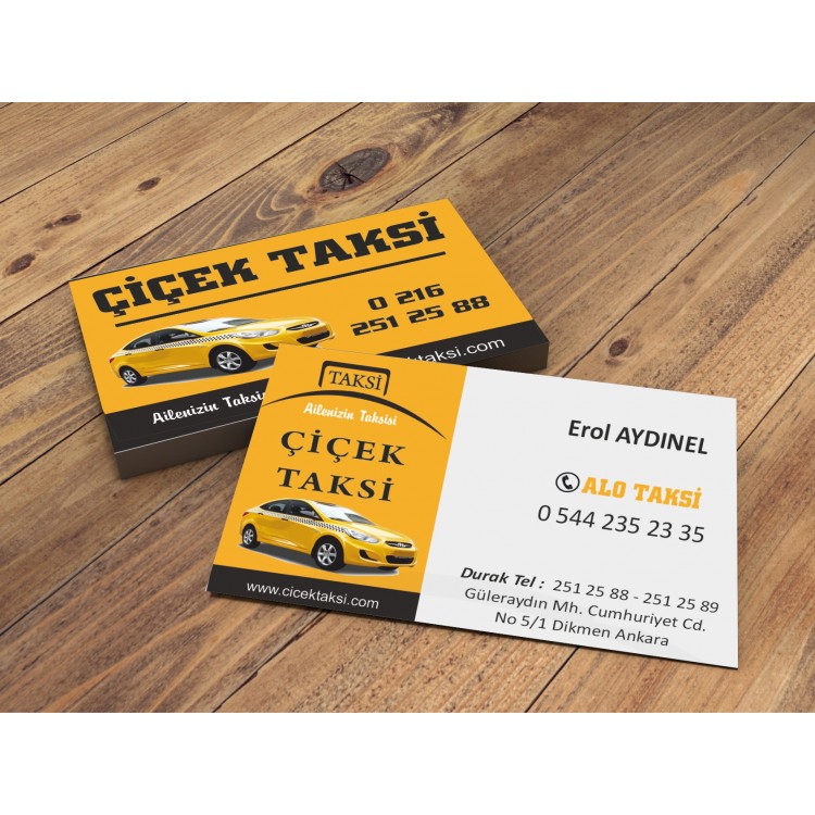 taksi kartvizit örneği 24