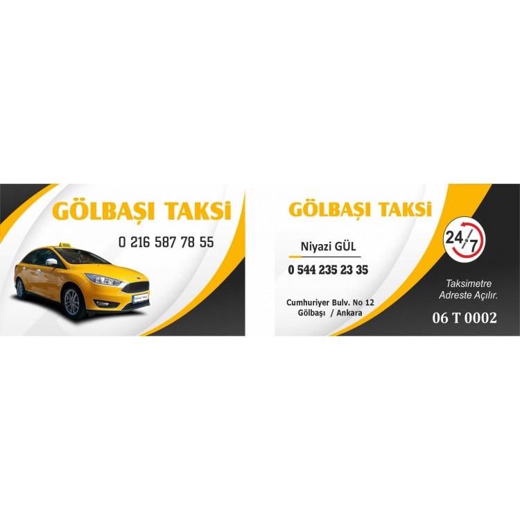TAKSİ KARTVİZİT