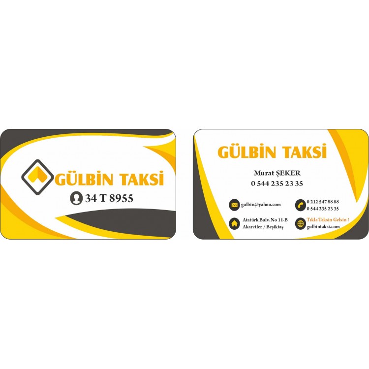 TAKSİ KARTVİZİT