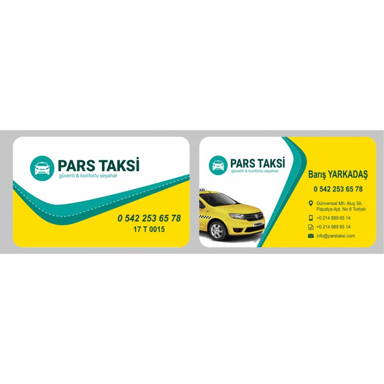 TAKSİ KARTVİZİT