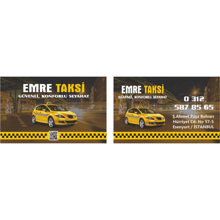 TAKSİ KARTVİZİT