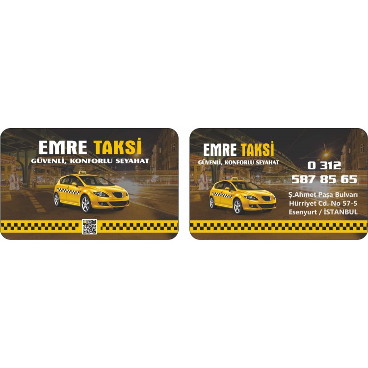 TAKSİ KARTVİZİT
