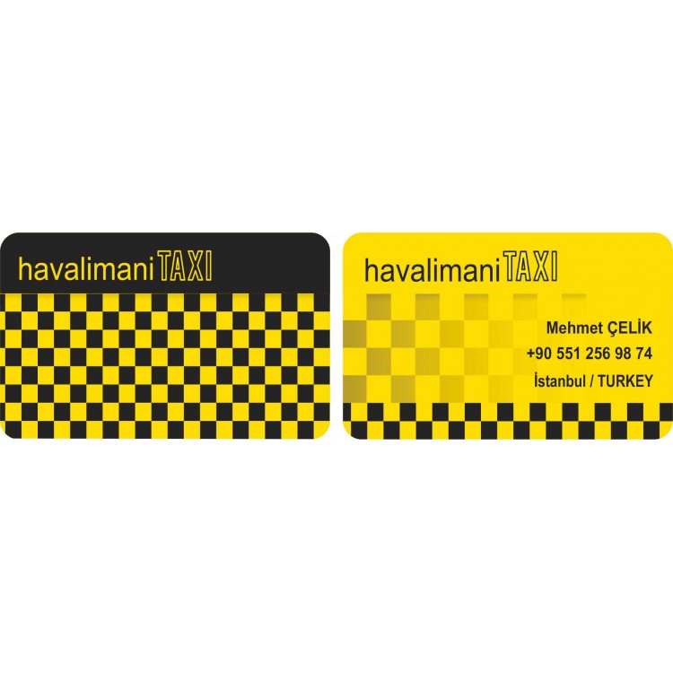 HAVAALANI TAKSİ KARTVİZİT