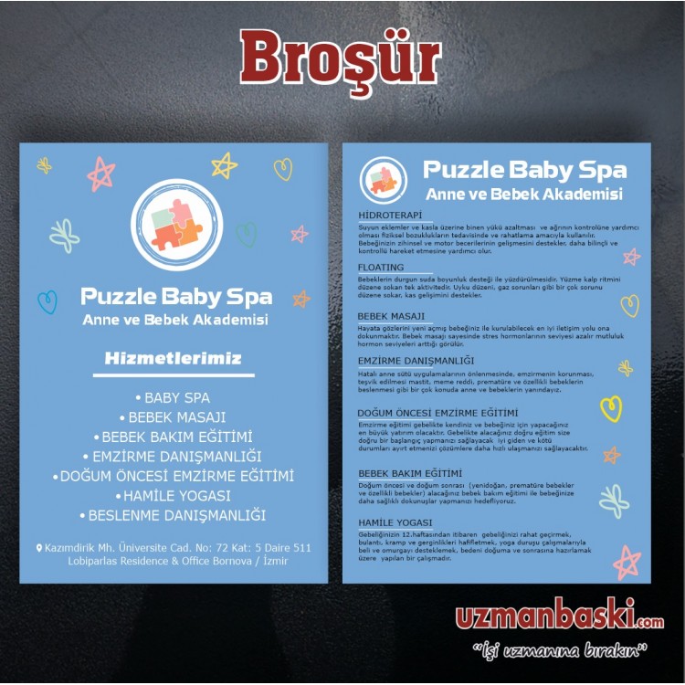 Baby Spa Broşür Örneği Baby Spa Broşür Örneği