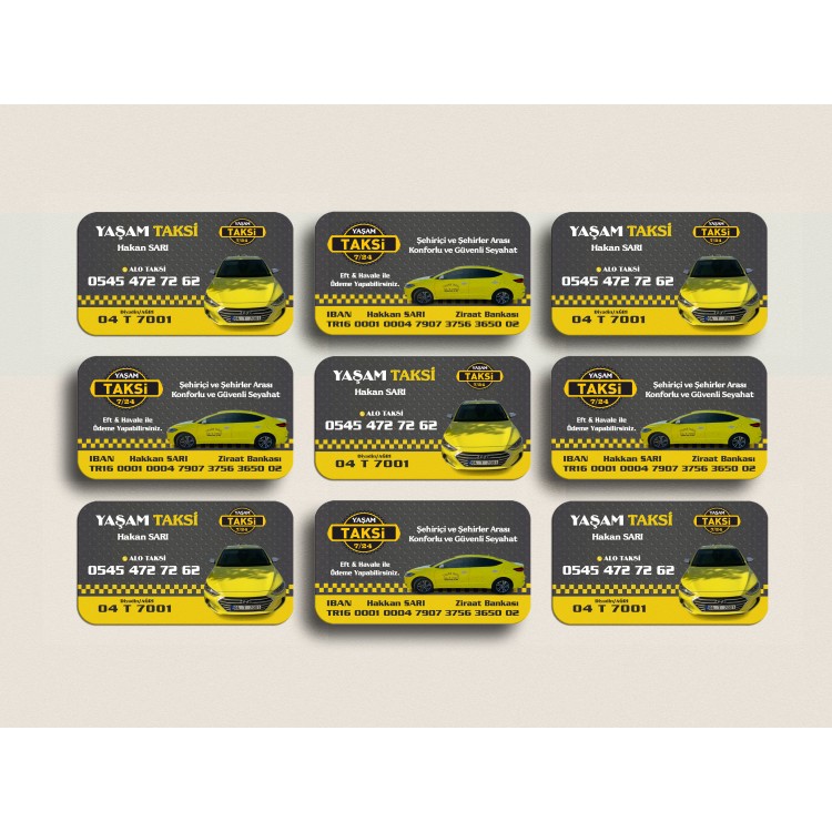 TAKSİCİ KARTVİZİT