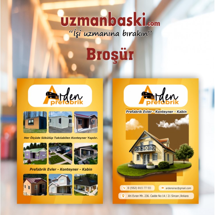 Prefabrik İmalatı Broşür Prefabrik İmalatı Broşür