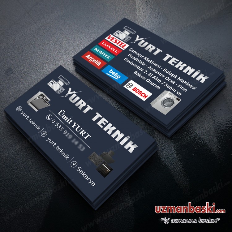 Teknik Servis Kartvizit Örneği Teknik Servis Kartvizit Örneği
