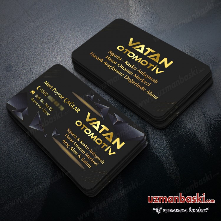 Otomotiv Galeri Kartvizit Örneği