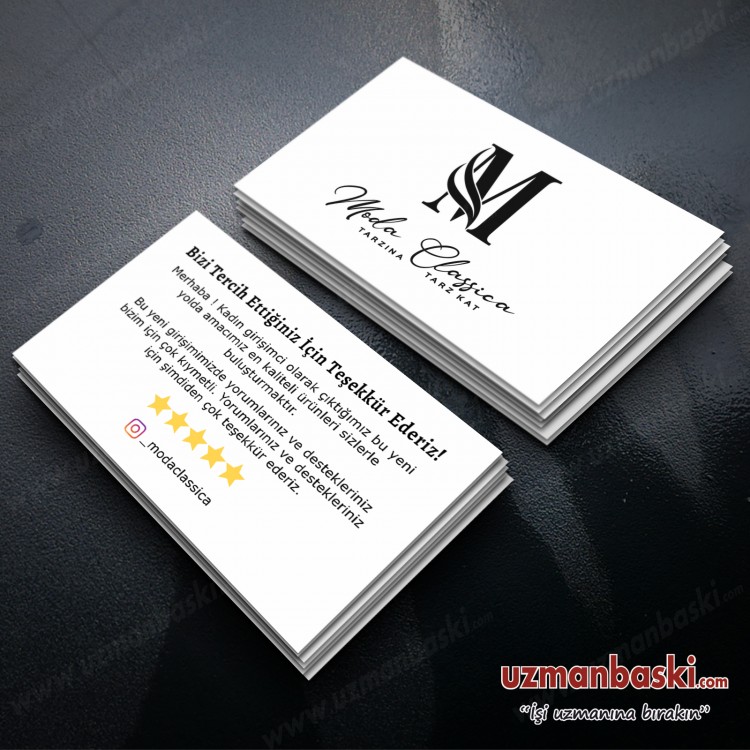 Trendyol Teşekkür Kartı Örneği