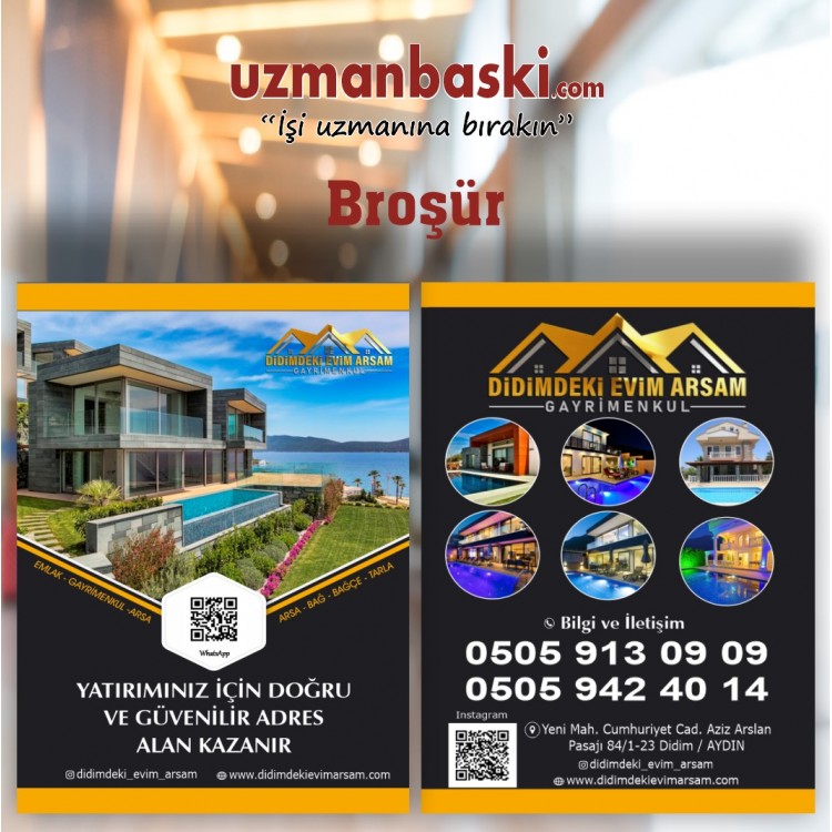 Emlak Gayrimenkul Broşür Örneği Emlak Gayrimenkul Broşür Örneği