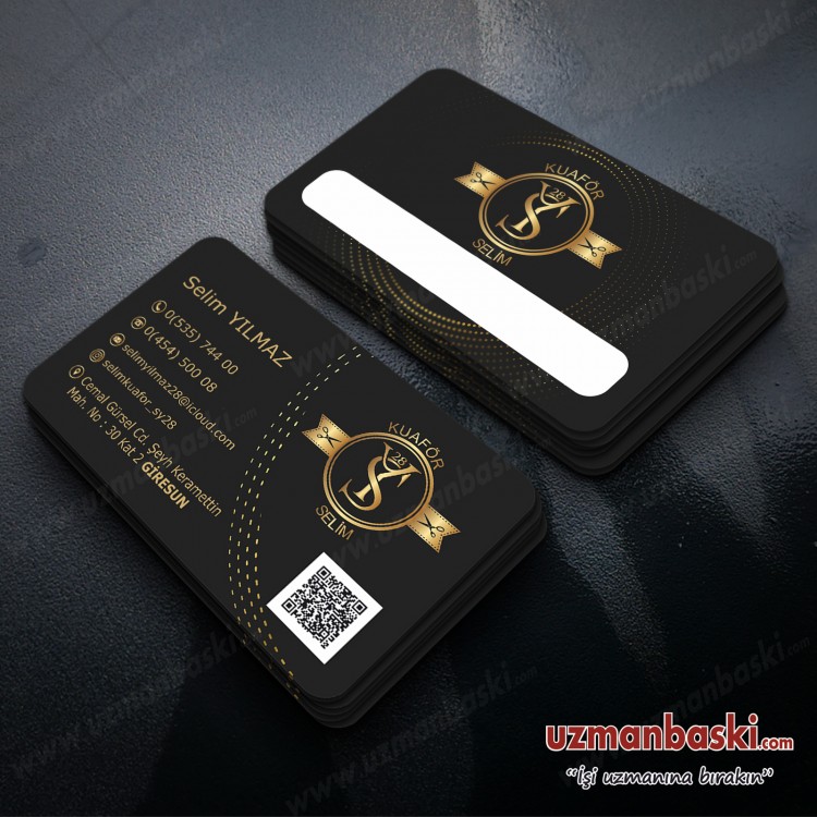 Erkek Kuaför Kartvizit Örneği Erkek Kuaför Kartvizit Örneği