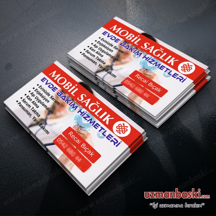 Evde Sağlık Hizmetleri Kartvizit Evde Sağlık Hizmetleri Kartvizit