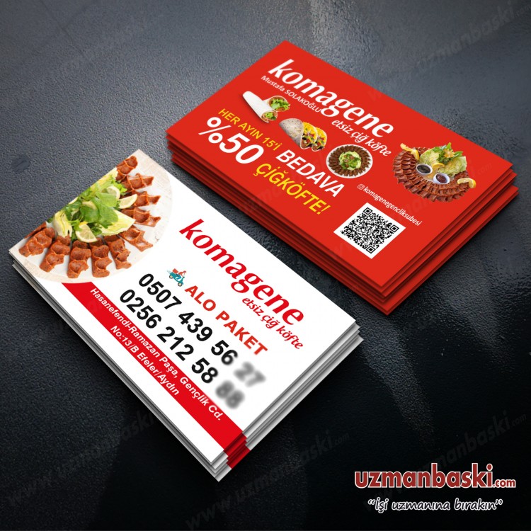 çiğköfte kartvizit çiğköfte kartvizit