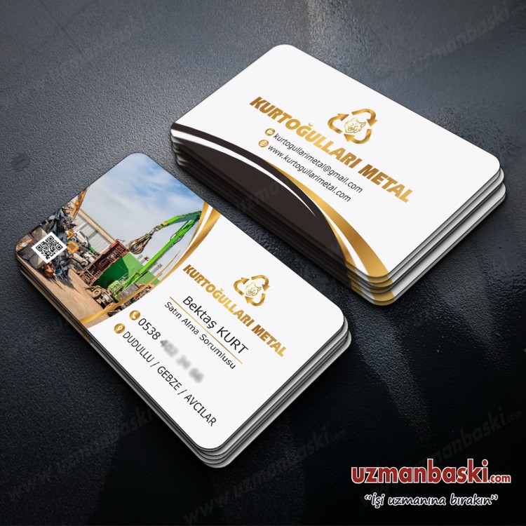 Hurda Metal Geridönüşüm Kartvizit Örnekleri