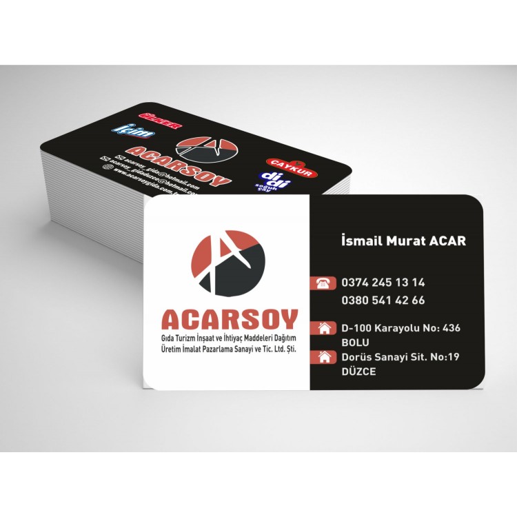 KURUMSAL GIDA KARTVİZİT KURUMSAL GIDA KARTVİZİT