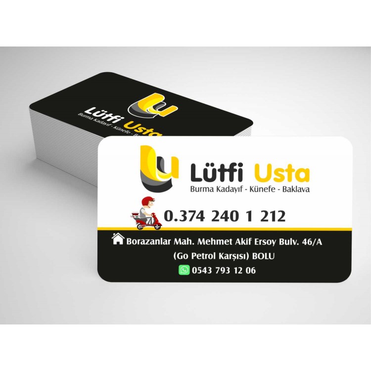 tatlıcı baklava börek kartvizit