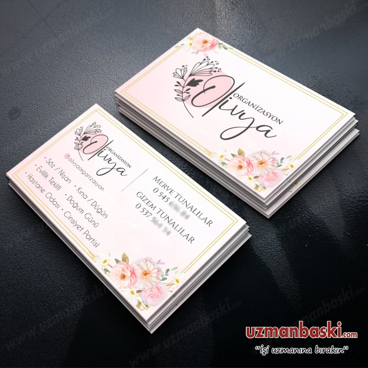 Organizasyon Kartvizit Örnekleri