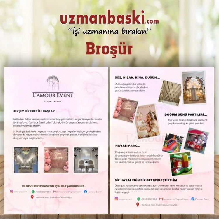 Organizasyon Broşür