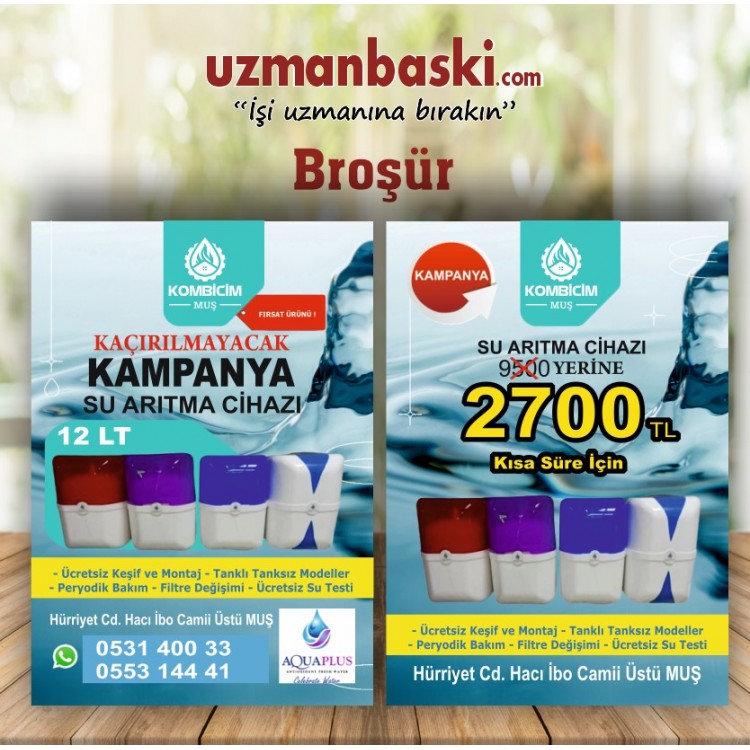 Su Arıtma Broşür