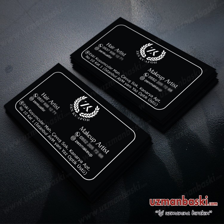 Kuaför Kartvizit Kuaför Kartvizit