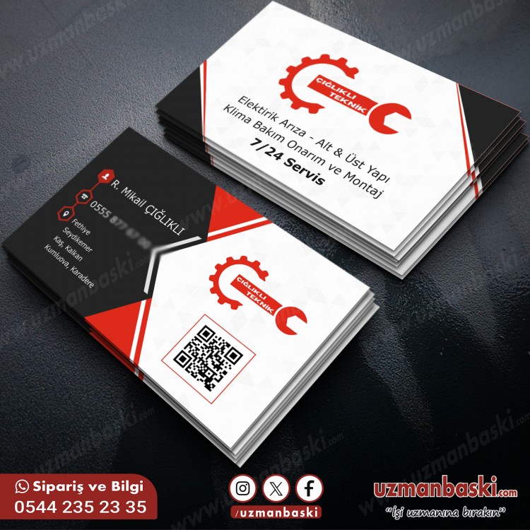 Elektrik Teknik Servis Kartvizit Elektrik Teknik Servis Kartvizit