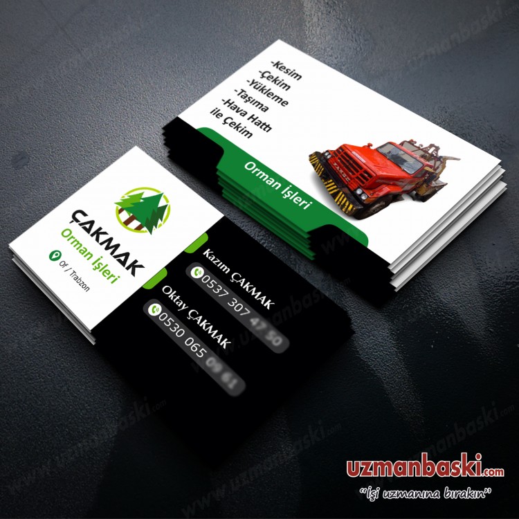 Ormancılık Kartvizit Örnekleri